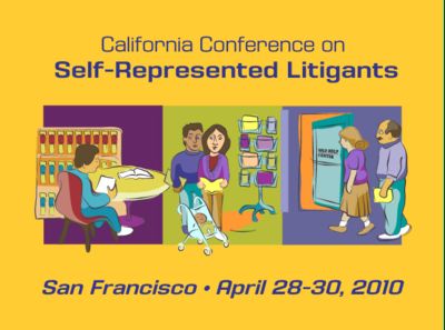 2010 Self Represented Litigants Conference Logo