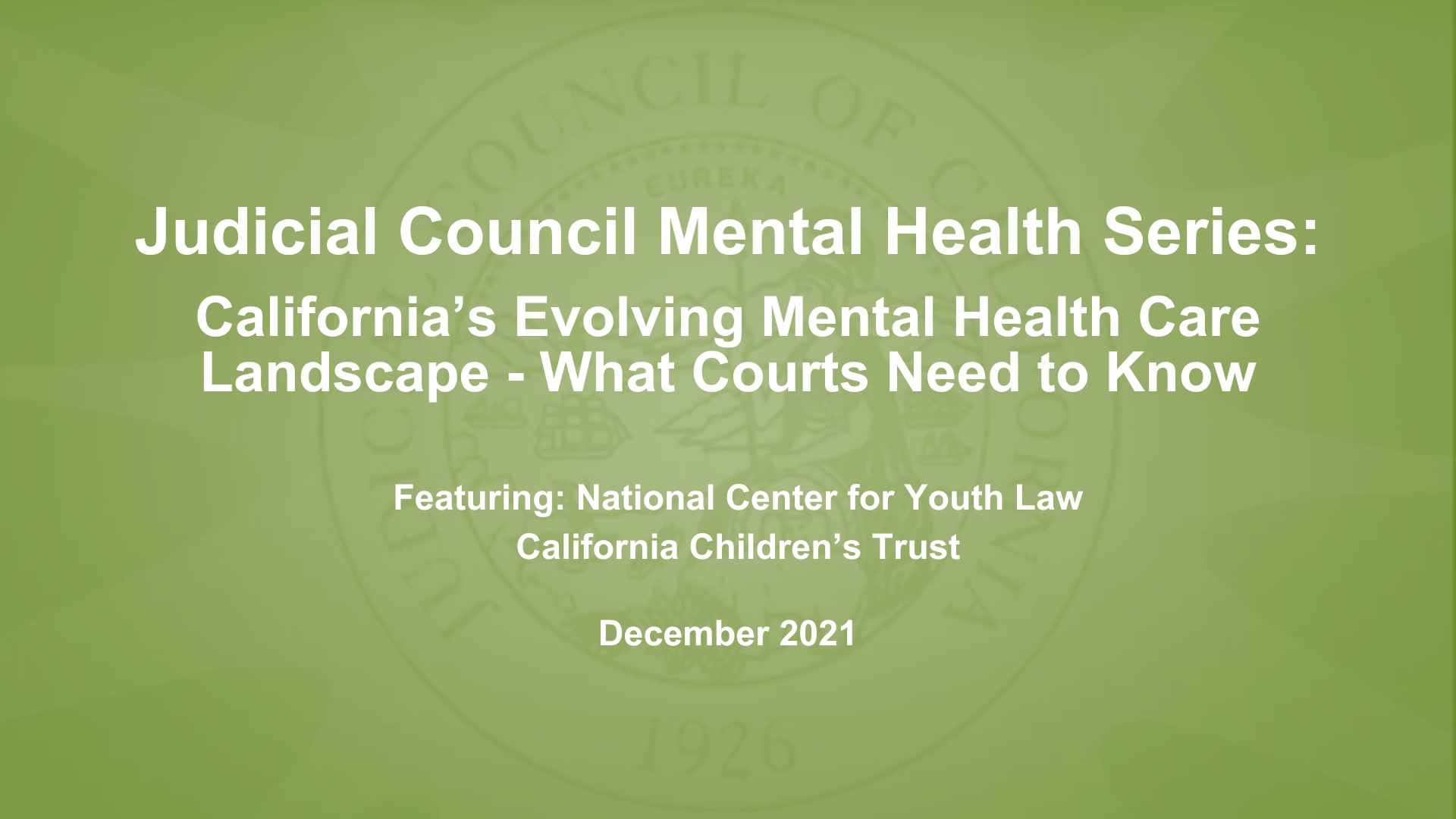 california's evolving approach to mental health