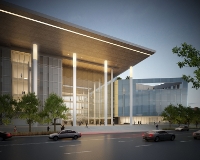 Long Beach courthouse rendering